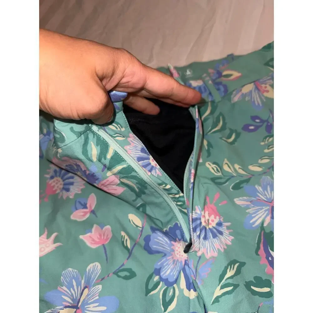 Polo Ralph Lauren Mens Shorts Green Blue Floral Lined Stretch Golf 10” Sz 34